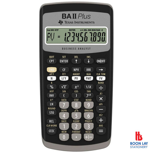 TEXAS INSTRUMENTS BAII Plus Financial Calculator