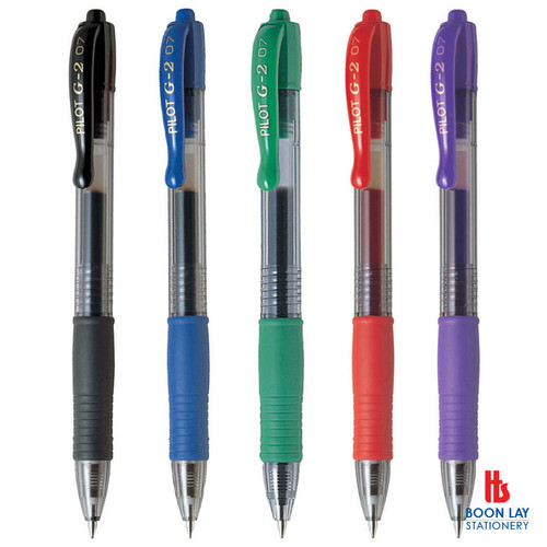 PILOT G2 Retractable Gel Pen Fine 0.7mm (BL-G2-7)
