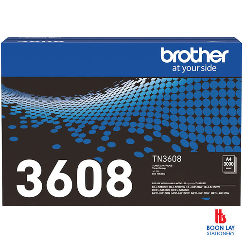 BROTHER Toner Cartridge - Black (TN-3608)