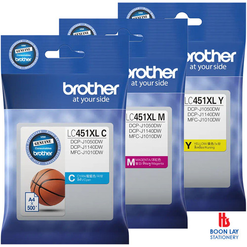BROTHER Ink Cartridge - Colours (LC451XL)