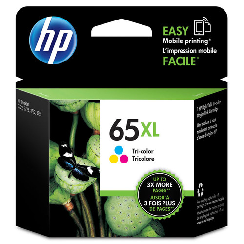 HP Ink Cartridge N9K03AA - TriColour (65XL)
