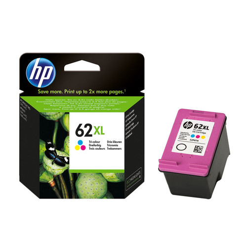 HP Ink Cartridge C2P07AA - TriColour (62XL)