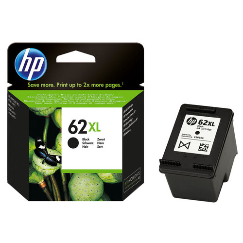 HP Ink Cartridge C2P05AA - Black (62XL)