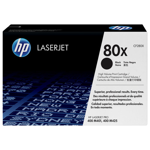 HP Toner Cartridge CF280X - Black (80X)