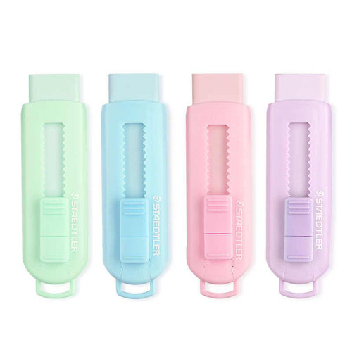 STAEDTLER Eraser With Sliding Sleeve Pastel Colour (25PS1-P)
