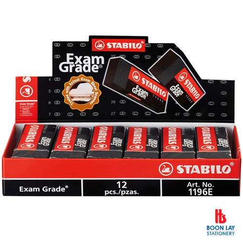 STABILO Exam Grade Eraser Large - Box of 12's (1196E)