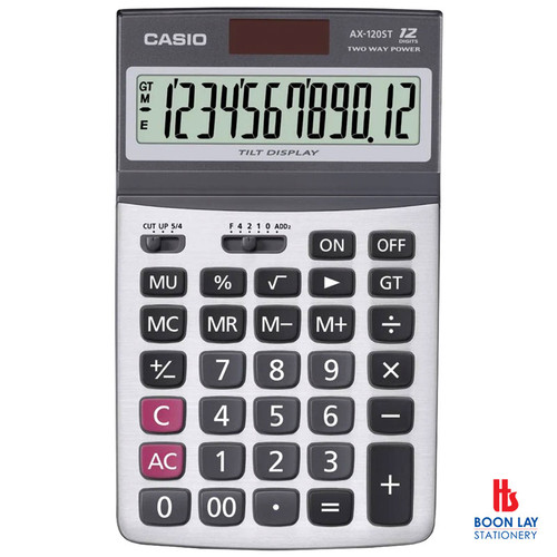 CASIO Calculator - 12 Digits (AX-120ST)