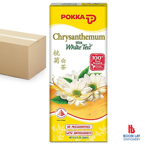 POKKA Packet Drink - Chrysanthemum White Tea 250ml x 24's