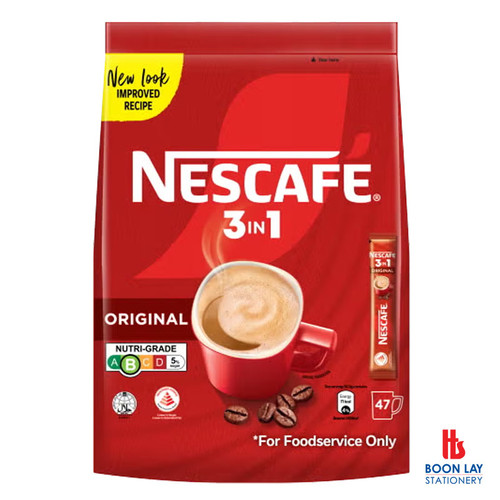 NESCAFE 3-in-1 Instant Coffee - Original 16.5g x 47's