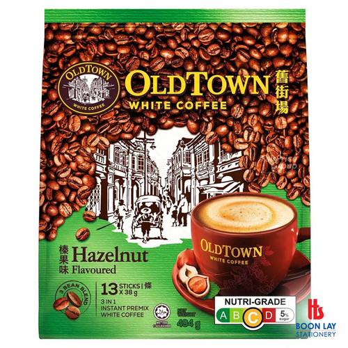 OLD TOWN 3-in-1 White Coffee - Hazelnut 31.6g x 13's