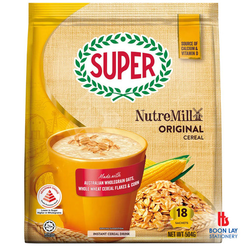 SUPER NutreMill Instant Cereal - Original 30g x 18's