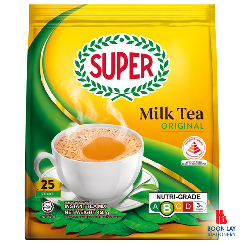 SUPER 3-in-1 Instant Milk Tea - Original 18g x 25's