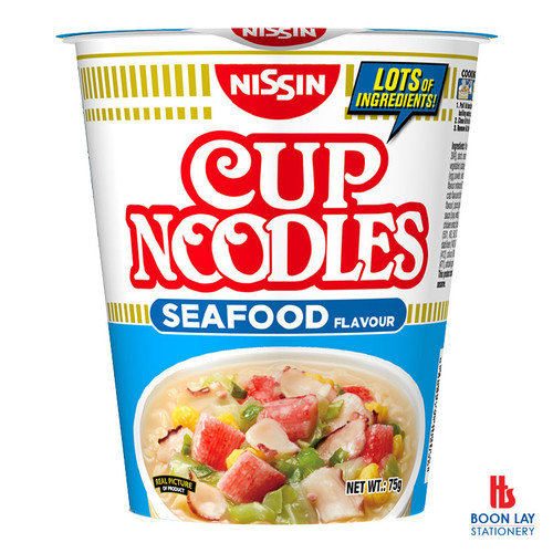 NISSIN Instant Cup Noodles - Seafood 75g