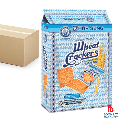 HUP SENG Wheat Cracker - 225g x 12pkts (10's)