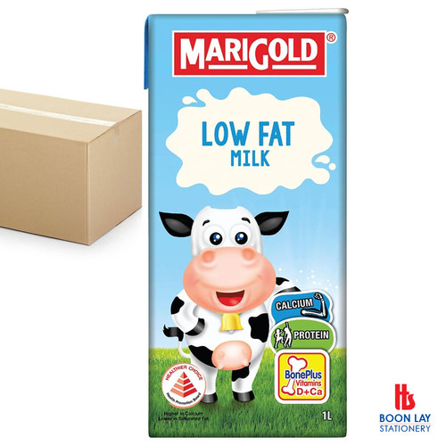 MARIGOLD UHT Low Fat UHT Milk - 1L x 12's