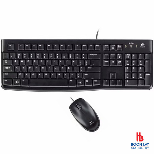 LOGITECH USB Wired Keyboard & Mouse Combo (MK120)