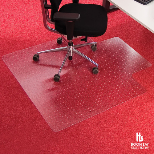 ROLL-O-GRIP Chair Mat for Carpet - Convex shape 130x120cm (73-130U)