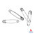 ALFAX Safety Pin 38mm - Box of 60's (PT626)