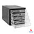 Letter Case 5-Tier - Black (LC8822)