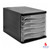 Letter Case 5-Tier - Black (LC8822)