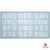 Alphabet Stencil Ruler 20mm (40014)