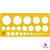 Circle Template 200x105mm (KJ002)