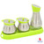 2+1 Glass Food Container 400ml+2x260ml (NC8959)
