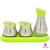 2+1 Glass Food Container 400ml+2x260ml (NC8959)