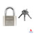 WOHU Top Security Pad Lock 40mm