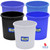 ALFAX Plastic Round Dustbin (552)