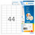 HERMA Premier White Label 48.3x25.4mm A4 - Box of 100's (4272)