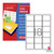 DECADRY White Labels 63.5x46.5mm - Box of 100's (DLW1783)