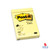 3M 500RP-YN Post-it Pagemarkers 1" x 3" Recycled Fusenshi Yellow