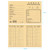 Worker Record Card 1-31 Buff  - Pack of 100's