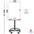 Mobile FlipChart Glass Whiteboard - 90x60cm (AR9060G)