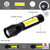 USB Rechargeable XPE COB Mini LED Torchlight (511)