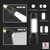 USB Rechargeable XPE COB Mini LED Torchlight (511)
