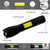 USB Rechargeable XPE COB LED Torchlight (525)