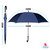 UV-Coated J Handle Umbrella  75cm - Navy Blue (3008)