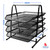 Mesh Wire Tray 4 Tier - Black (DT2001)