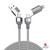 4-in-1 Magnetic Self-Winding  High Power PD Type-C/USB/ 8pin Cable (1 meter)