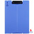 Foldling Lay Open Translucent Clip Board - Blue (ZS808BL)