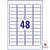 AVERY Zweckform® Tamper Proof Labels 45.7x21.2mm- Pack of 20's (L6113-20)