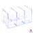 Book Rack 3 Division - Transparent (ZS983)