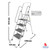 ALFAX High Handrail Ladder - 5 Step (ALD05D)