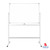 ARTEX Double-Sided Magnetic WhiteBoard with Roller Stand - 90x150mm (BBNO90150)