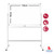 ARTEX Double-Sided Magnetic WhiteBoard with Roller Stand - 90x150mm (BBNO90150)