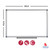 ARTEX Magnetic WhiteBoard - 45x60cm (BBNQ4560)