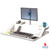 FELLOWES Lotus Sit-Stand Workstation - White