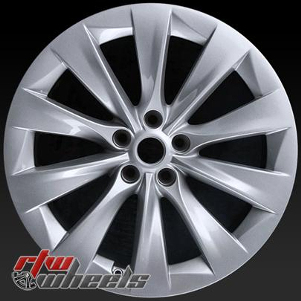 20 Tesla Model X Oem Wheels 2017 Silver Rims 97800